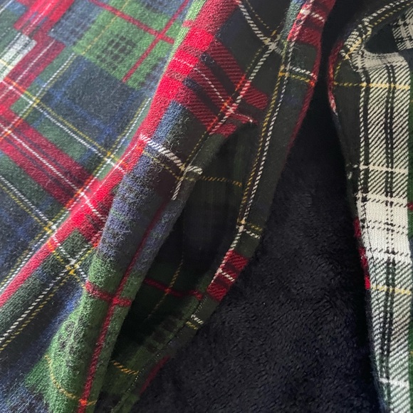 Polo Ralph Lauren Patchwork Plaid Zip Fleece Hoodie - Picture 3 of 4